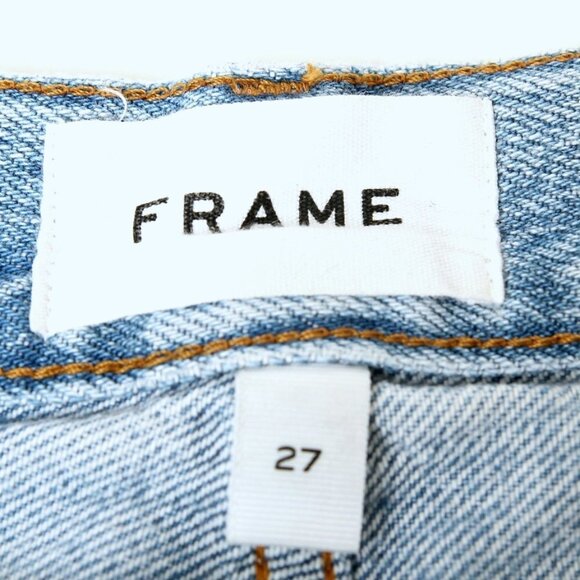 Frame Denim Layered Look Distressed Jeans - Picture 10 of 13